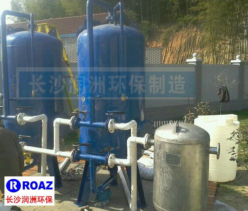 水處理凈化設備在華容縣風力發電場投入現場 水處理凈化設備在華容縣風力發電場投入現場